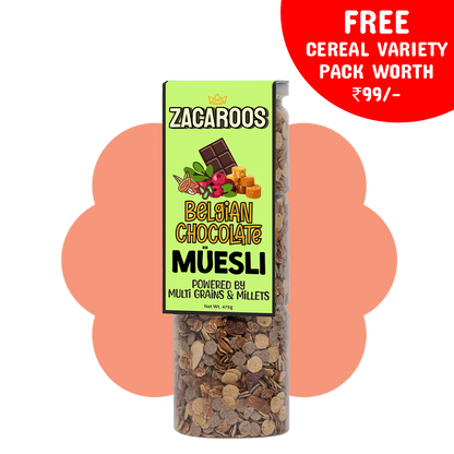 Belgian Chocolate Muesli | Powered by Millets